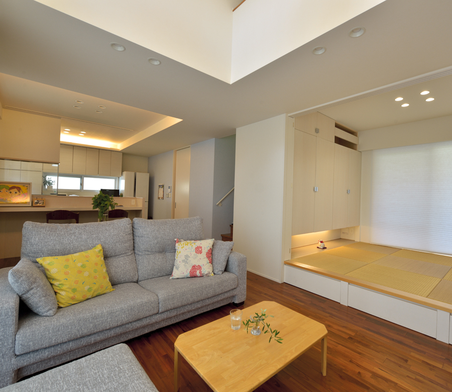 家事・育児が楽しくなる
仕掛けがいっぱいの家