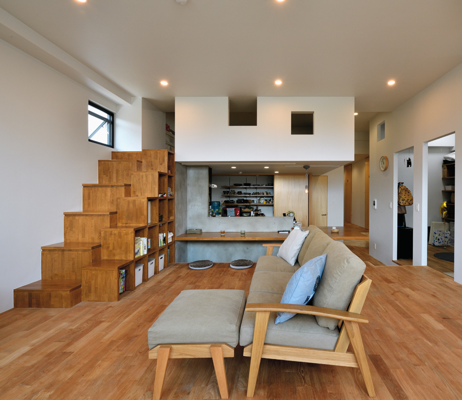 おうち全体が遊び場
大人もワクワクする住まい