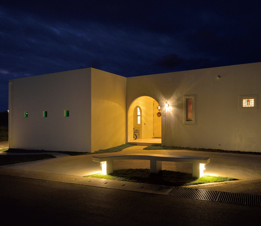 公私を明確にゾーニング
家族がゆったりくつろげる　リゾート風な家