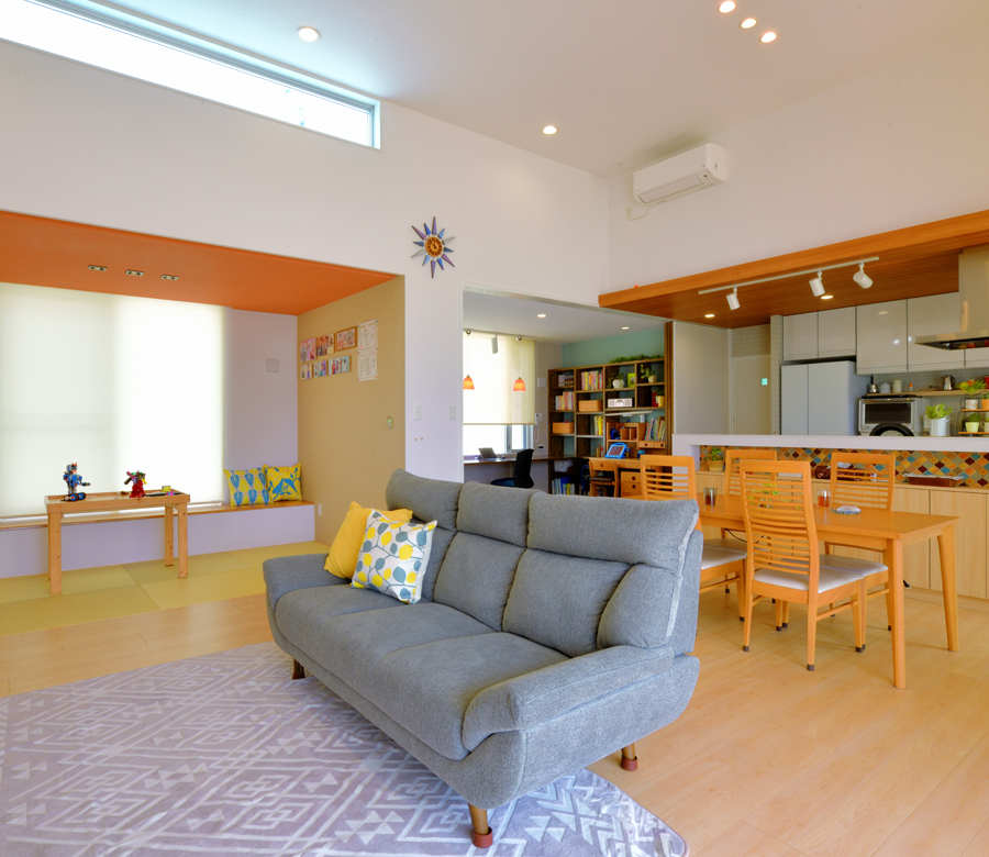 開放感と“きちんと”が
調和するお手本のような家