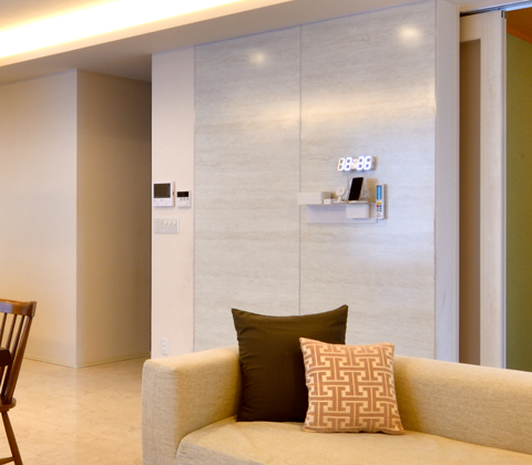 床材や壁材、間取りや内装などに 新しい試みを取り入れた「ホテルライクな住まい」