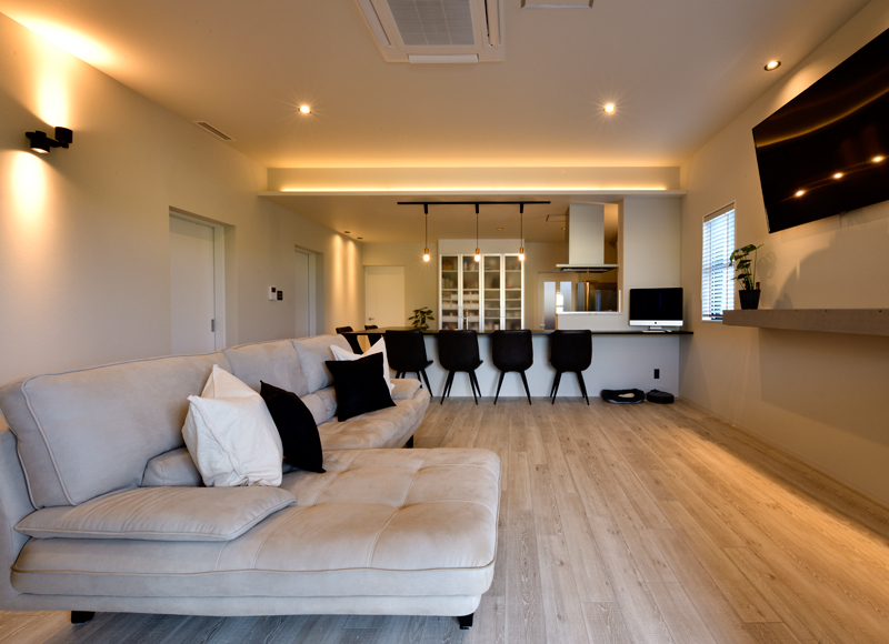 ゆとりの広さを贅沢に使い、
魅力的なホテルライクへ