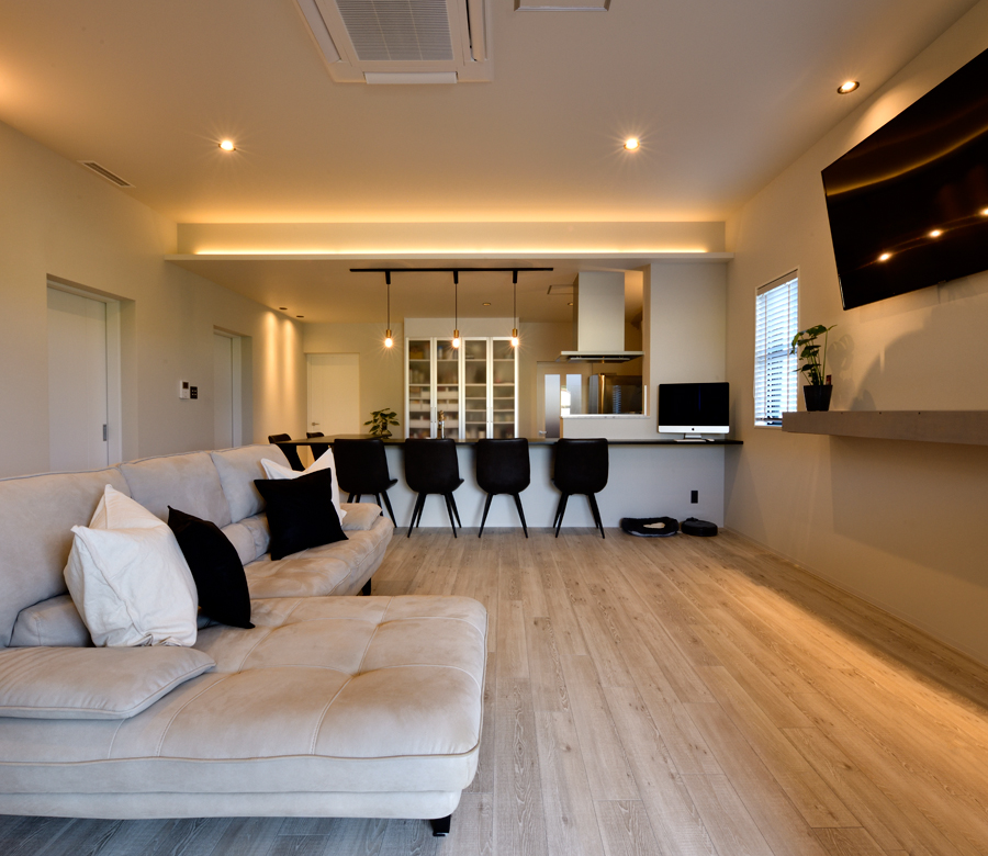 ゆとりの広さを贅沢に使い、
魅力的なホテルライクへ