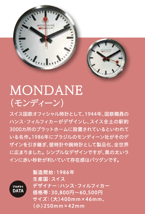ロングセラーズ by module　＃4　どれを選ぶ？ ウォールクロックあれこれ