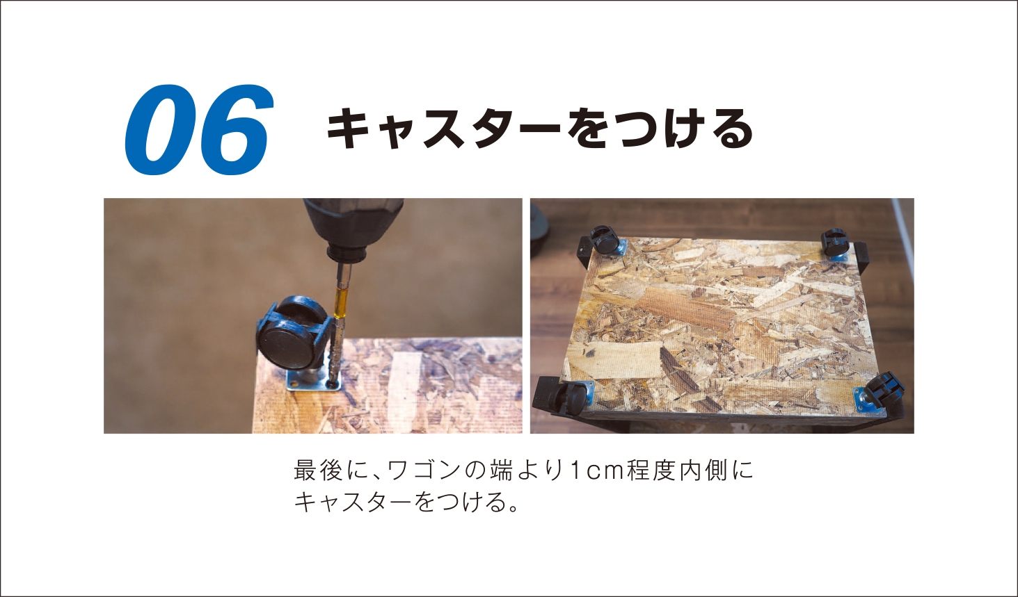 寿ちょっぴりDIY  ＃7 使い方自由自在！ キャスター付き３段収納ワゴン