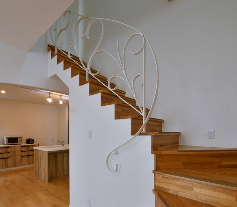 空間の印象を大きく変える、階段手すりデザイン