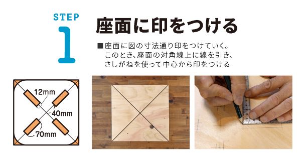寿ちょっぴりDIY  #17　ビスも釘も使用しない 組み立て式スツール